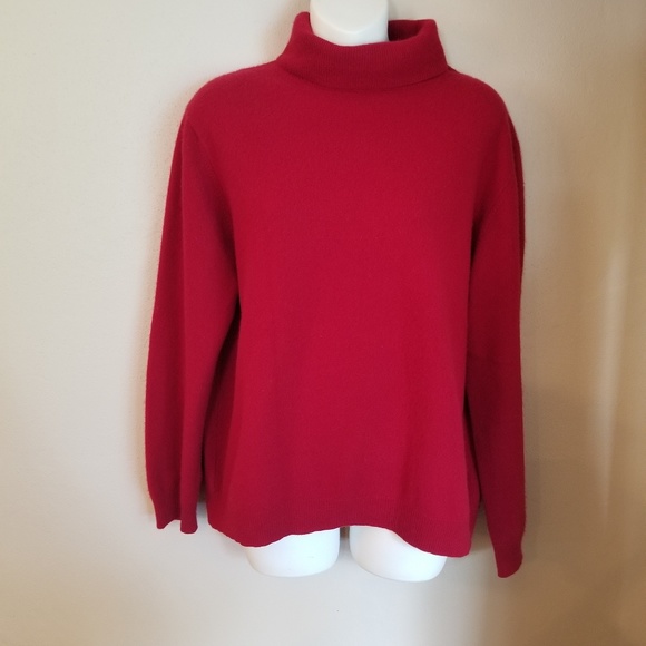 Celeste Sweaters - Celeste 100% cashmere red sweater